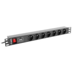 [5012-7-IEC] Multiprise 19" 7 sorties 16A entrée C14