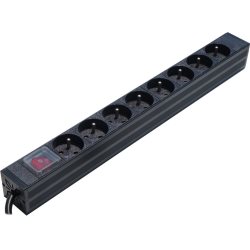 [5012-81] Multiprise 19" 8 sorties 16A avec interrupteur