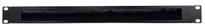 [5013N] Passe fil balais 19" 1U noir