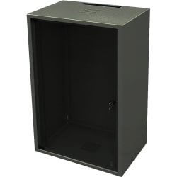 [5045-15-500] Coffret de brassage 19" 15U prof 500 porte vitrée