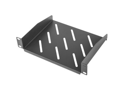 [5057B-V2] Plateau porte Modem rackable 10" noir 1U 