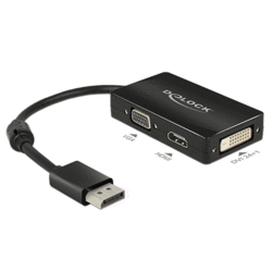 [50818] Adaptateur Displayport 1.1 > VGA/HDMI/DVI