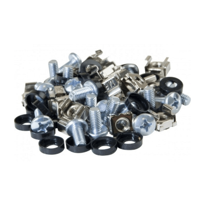 [5125] Kit 20 vis écrous-cages ronds M6X12