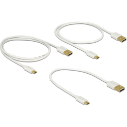 [83679] Pack de 3 câbles de charge rapide USB A -> Micro B
