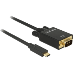 [85262] Câble USB Type C -> VGA mâle Full HD 1080p 2m