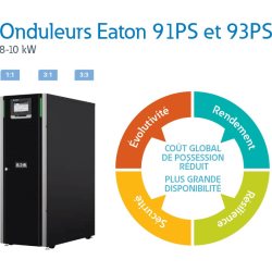 [93PS8MBS] 93PS 10kW frame 8kW sans batteries avec by-pass