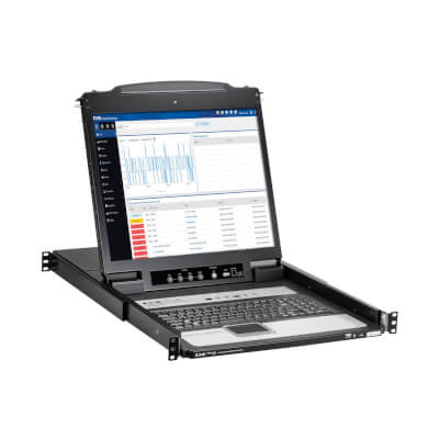 [B020-U16-19-IPF] Console KVM 16 ports 1 util. IP rack 1U 19'' LCD
