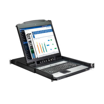 [B020-U16-19-KF] Console KVM 16 ports rackable 1U écran 19'' LCD