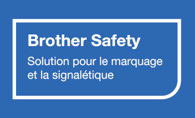 [BROLVP1V2550118F] BROTHER Rouleau prédécoupé 50 x 25 mm - Blanc - Par rouleau de 1000 étiquettes