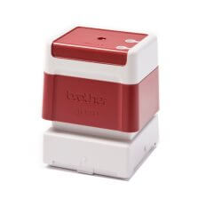 [BROPR4040R6P] PR4040R TAMPON ENCRE 40 X 40 MM ROUGE