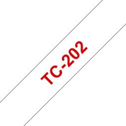 [BROTC202] Ruban TC 12mm rouge / blanc