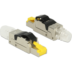 [C6ACS2] Connecteur RJ45 STP Cat 6a AWG 23 à 26 métal