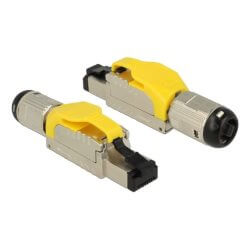 [C6ACS5] Connecteur réseau RJ45 STP Cat 6a métal assemblé