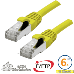 [C6ADZ0300J] Cordon RJ45 Cat 6a F/FTP Primacy LSZH 3m jaune