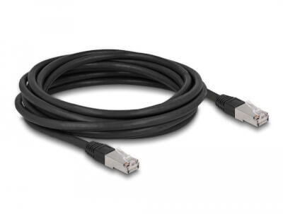 [C6AO0500] Cordon RJ45 Cat 6a outdoor LSZH S/FTP 5m noir
