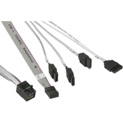 [CBL-SAST-0631] Cable mini SAS HD croisé vers 4 SATA