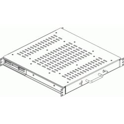 [CONT006] Plateau coulissant 1U 450mm charge lourde 80kg