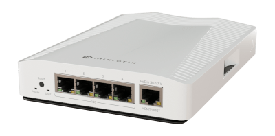 [CRS304-4XG] Switch compact 4x Multigiga 10Giga + 1 Giga PoE In