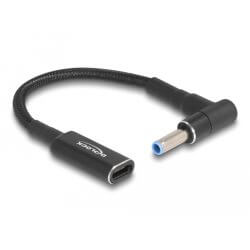 [DE60031] Adaptateur de charge USB-C > HP 4,5x3,0 90° 15cm