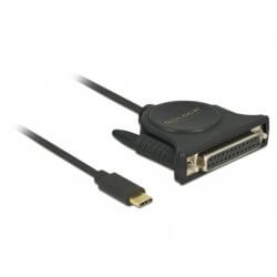 [DE62980] Adaptateur USB Type C parallèle 1 port DB25F 1.8m