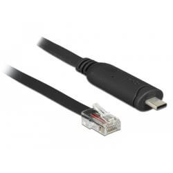 [DE63912] Câble adaptateur USB C vers série RS232A RJ45