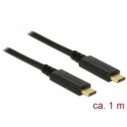 [DE83661] Câble USB 3.1 (10Gbps) Type C Mâle / Mâle 1m