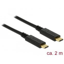 [DE83668] Câble USB 3.1 (5Gbps) Type C Mâle / Mâle 2m