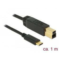 [DE83675] Câble USB 3.1 (10Gbps) Type C Mâle / B Mâle 1m