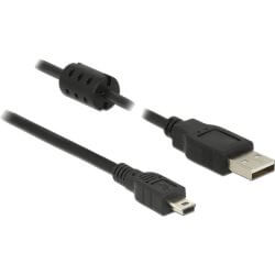 [DE84911] Câble USB 2.0 A mini USB 5 points 0,5m