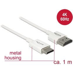 [DE85142] Câble vidéo Premium HDMI - Mini HDMI C 3D 4K 1m