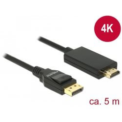 [DE85319] Câble DisplayPort 1.2 M > High Speed HDMI-A 4K 5m