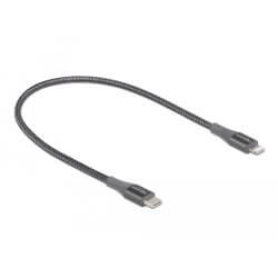 [DE86630] Câble USB C Lightning certifié MFi gris 50cm