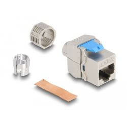 [DE87059] Embase Keystone RJ45 F STP Cat 8.1 Toolfree