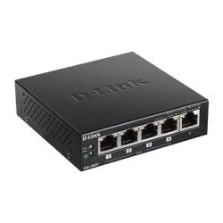 [DGS1005P] Switch non managé 5 Ports Giga dont 4 PoEaf/at 60W