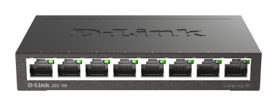 [DGS108] Switch Desktop 8 Ports Giga Boîtier+Connect. Métal