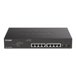[DGS1100-10MPV2/E] Switch EasySMART 8 Ports Giga PoE at 130W + 2 SFP