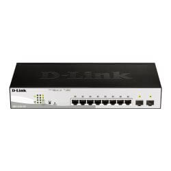 [DGS1210-10P/E] Switch SMART+ avec 8 Ports Giga PoEat 65W et 2 SFP