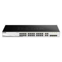 [DGS1210-28/E] Switch SMART+ avec 24 ports Giga et 4 Combo T/SFP