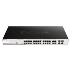 [DGS1210-28P/E] Switch 19'' SMART+ 24 GE PoEat 193W + 4 Combo SFP