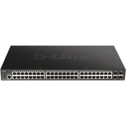 [DGS1250-52XMP/E] Switch Smart+ 48 Port Giga PoE at 370W + 4 SFP+