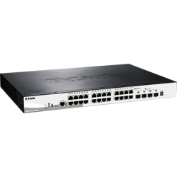 [DGS1510-28XMP/E] SMART Pro 24 Ports Giga PoE at 370W + 4 SFP+
