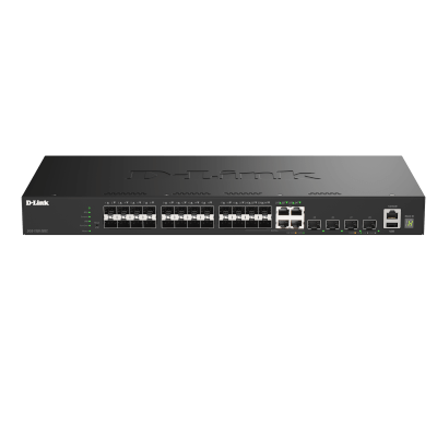 [DGS1530-28SC/E] SmartPro L2+ xStack 20 SFP + 4 Combo SFP + 4 SFP+
