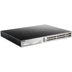 [DGS3130-30PS/E] xStack 24 Giga PoE at (370W) + 2 10GB & 4 SFP+