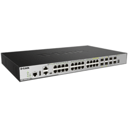 [DGS3630-28TC/SI/E] Switch L3 24 Ports Giga dont 4 Combo SFP + 4 SFP+