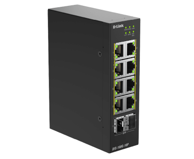 [DIS100G-10P] Switch Industriel 8 Ports Giga PoE+ & 2 SFP (240W)