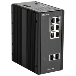 [DIS300G-8PSW] Switch L2 Indus. 6 Ports Giga dont 4 PoE + 2 SFP