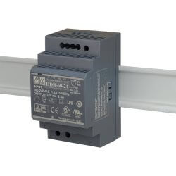 [DISH60-24] Alim 24V 60W pour Switch Indus, Format Rail-DIN