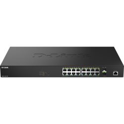 [DMS1250-18P/E] Switch L2+ 16 Ports 2,5GbE PoE++ (370W) + 2 SFP+