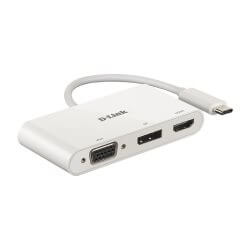 [DUBV310] Adaptateur 3-en-1 USB-C vers HDMI/VGA/DisplayPort