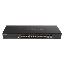 [DXS1210-28S] SMART+ L2+ 24 Ports SFP+ + 4 Ports 10G Cuivre